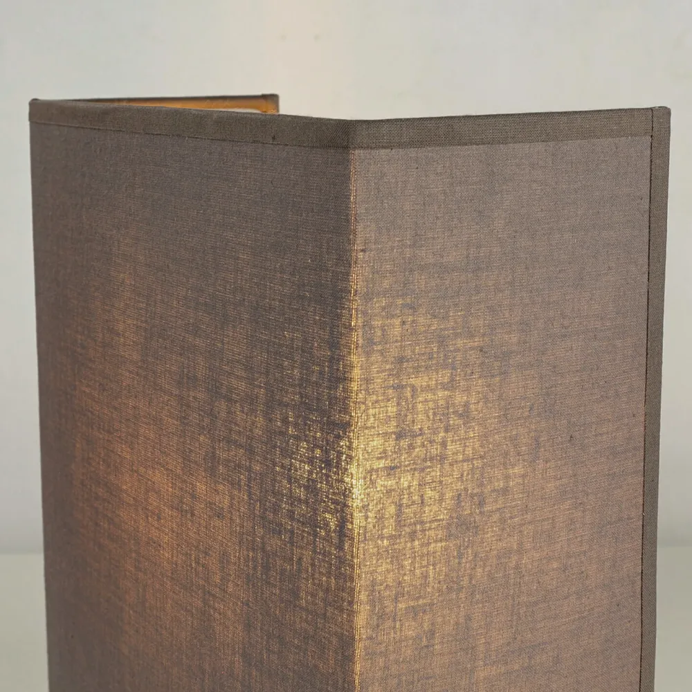 Online Duolla Loft Wandleuchte Stoff Schirm Taupe Loft Design E27