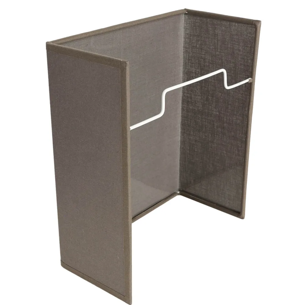 Online Duolla Loft Wandleuchte Stoff Schirm Taupe Loft Design E27