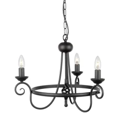 Elstead Lüster CAMELOT 4 3-flmg verstellbar Esstisch Lampe* Rustikale Lampen|Designerlampen