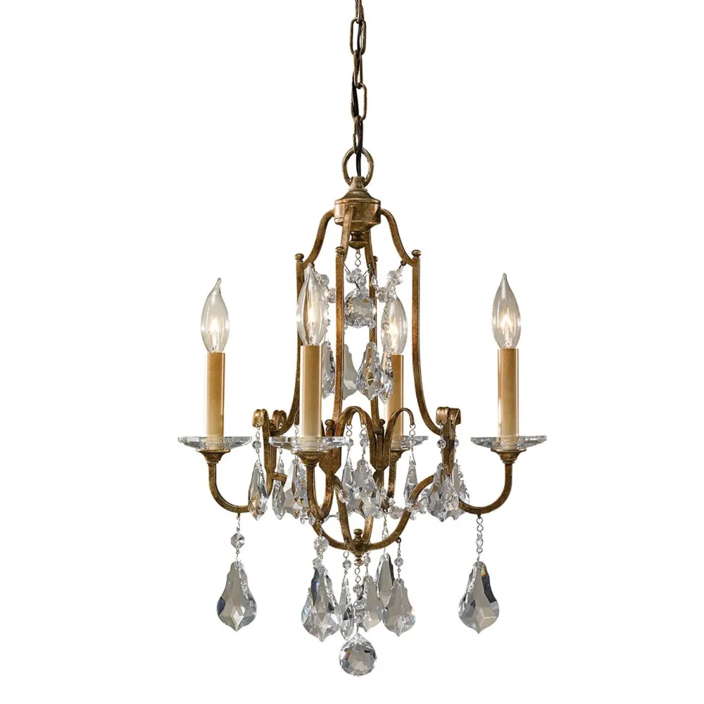 New Elstead Lüster CANDELA 14 Bronze Antik kürzbar Ø41cm Lampe