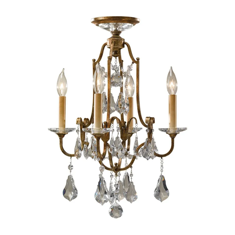 New Elstead Lüster CANDELA 14 Bronze Antik kürzbar Ø41cm Lampe