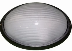 Lido Maritime Außenlampe Schwarz Weiß IP44 B:22cm Bullauge