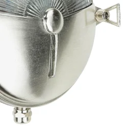 New Lido Maritime Außenleuchte Messing Ø18cm IP64 in Nickel