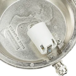 New Lido Maritime Außenleuchte Messing Ø18cm IP64 in Nickel