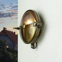 Online Lido Maritime Außenleuchte Rund Ø18cm aus Messing IP64