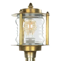 Lido Maritime Gartenleuchte Messing rostfrei H:89cm* Rustikale Lampen|Messinglampen