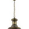 Jupiter Maritime Hängeleuchte VIVIANA Messing antik Ø38cm* Hängelampen|Rustikale Lampen