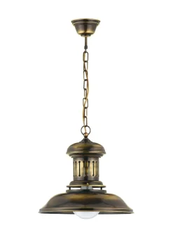 Jupiter Maritime Hängeleuchte VIVIANA Messing antik Ø38cm* Hängelampen|Rustikale Lampen