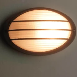 Easylight Maritime Wand Außenlampe Anthrazit oval AMSTERDAM* Rustikale Lampen|Maritime Lampen