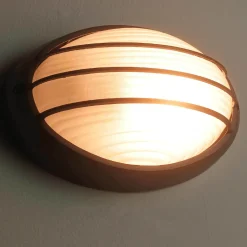 Easylight Maritime Wand Außenlampe Anthrazit oval AMSTERDAM* Rustikale Lampen|Maritime Lampen