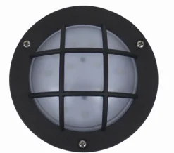 Lido Maritime Wandlampe rund IP44 Bullauge Aluminium Ø14cm* Außenleuchten Antik|Außenwandleuchten