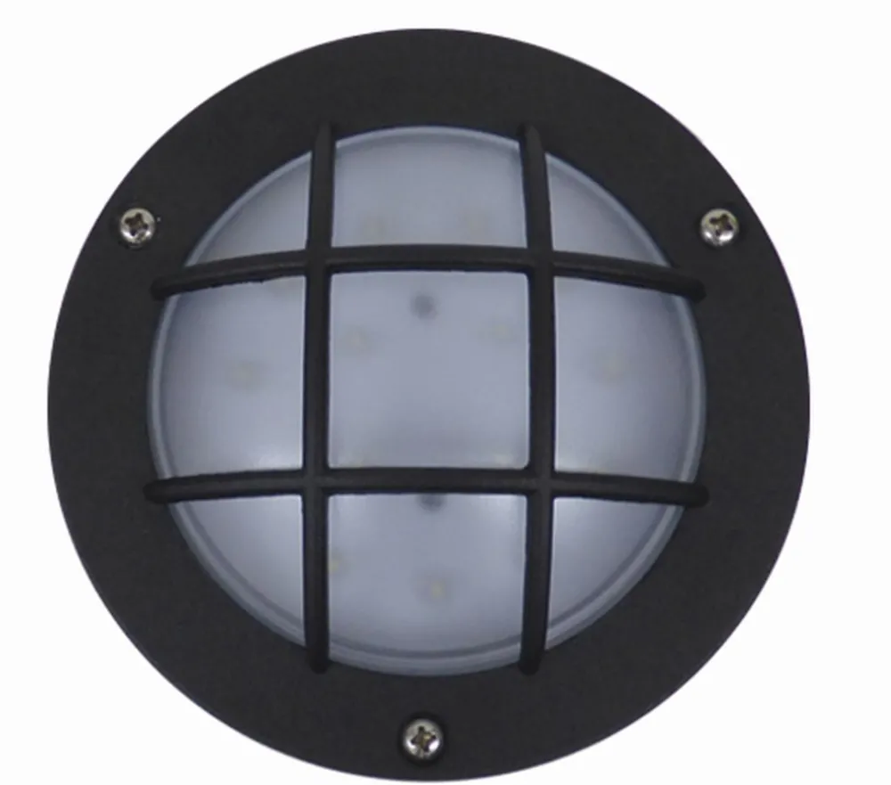 Lido Maritime Wandlampe rund IP44 Bullauge Aluminium Ø14cm* Außenleuchten Antik|Außenwandleuchten