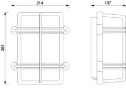 Best Laura Suardi Maritime Wandlampe TOMASO Chrom IP54 Haustür