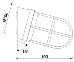 Laura Suardi Maritime Wandleuchte CARDO Messing IP44 Außen* Außenleuchten Antik|Außenwandleuchten