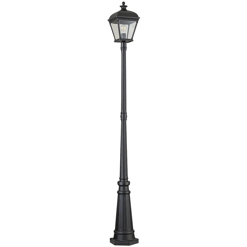 Sale Elstead Mastleuchte 216,4 cm IP44 Vintage Schwarz E27 Garten Weg