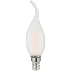 New eltric K Heckel GmbH Mattes Leuchtmittel LED E14 Kerzenform 2700 K 470 lm - LM148