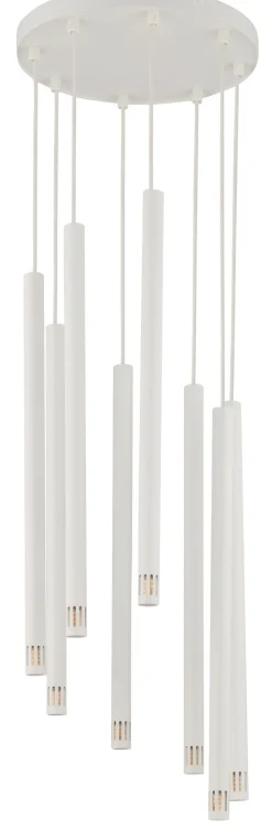 Best Sigma Mehrflammige Hängelampe Weiß Metall G9 bis 1 m elegant