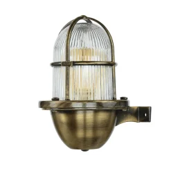 Lido Messing Außenleuchte Antik Gitter Schirm SANTORIN* Rustikale Lampen|Metall Lampen