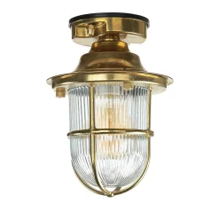 Sale Lido Messing Deckenleuchte außen IP54 Maritim Terrasse