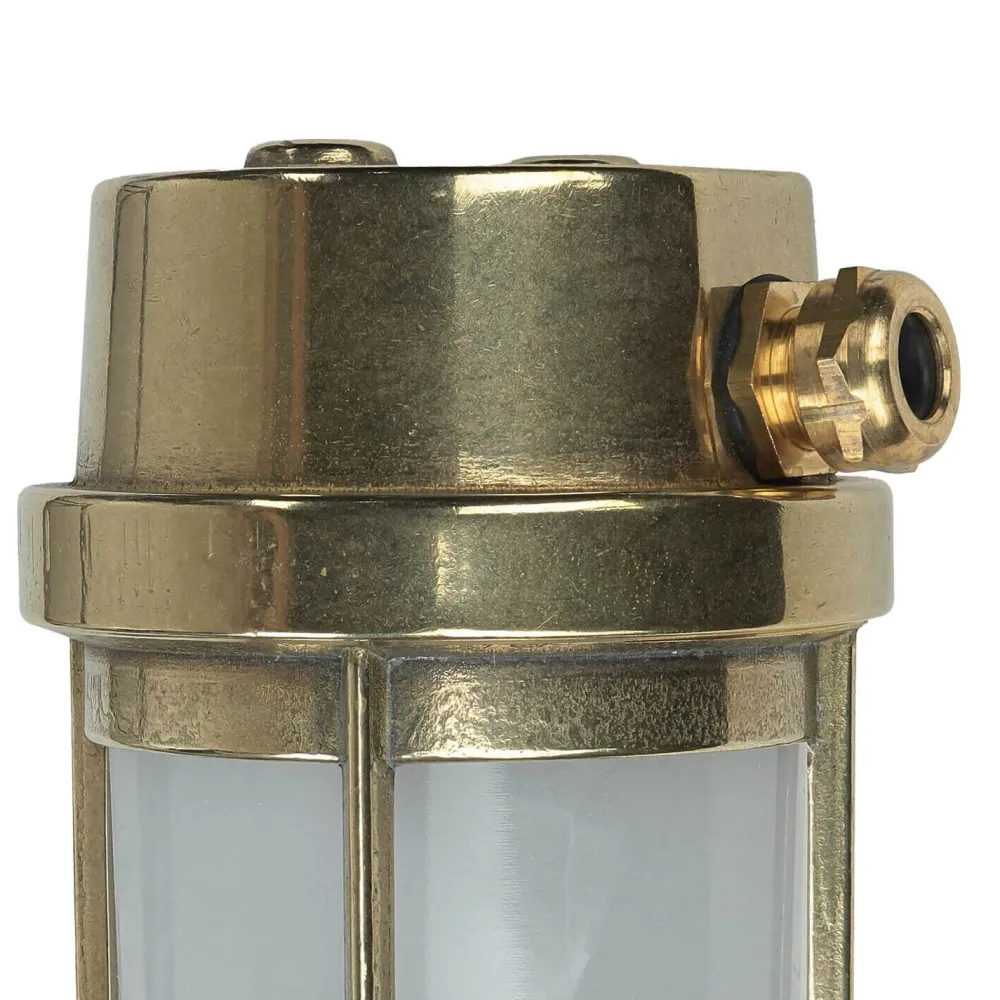 Discount Laura Suardi Messing Deckenleuchte IP44 Maritim Schiff außen