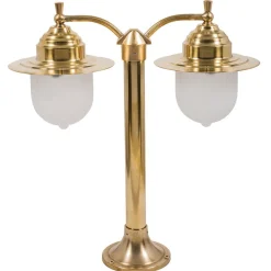 Outlet Lido Messing Gartenlampe 50cm hoch Maritim wetterfest