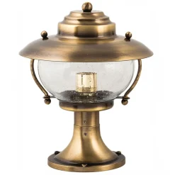 Best Lido Messing Sockelleuchte H:28cm Maritim Weg Garten