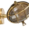 Clearance Lido Messing Wandlampe außen IP64 Maritimer Stil SERIFOS