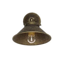 Giovanni Battista Messing Wandlampe in Bronze antik verstellbar* Wandleuchten|Esszimmer Lampen