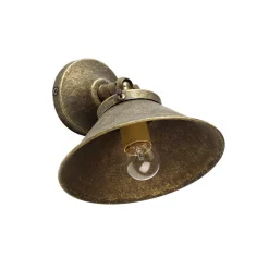 Giovanni Battista Messing Wandlampe in Bronze antik verstellbar* Wandleuchten|Esszimmer Lampen