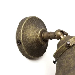 Giovanni Battista Messing Wandlampe in Bronze antik verstellbar* Wandleuchten|Esszimmer Lampen