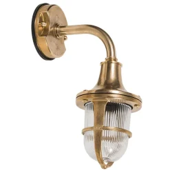 Hot Lido Messing Wandlampe IP64 Maritim außen SANTORIN