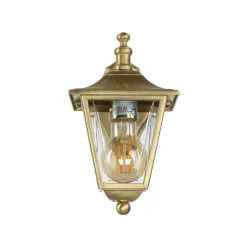 Clearance Lido Messing Wandlampe IP43 Rustikal Terrasse LEROS