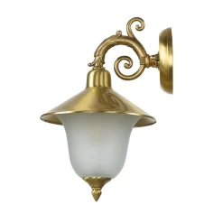 Lido Messing Wandlampe Rustikal elegant H:28cm ANDROS* Außenwandleuchten|Rustikale Lampen