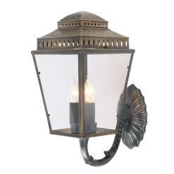 Elstead Messing Wandlaterne Vintage Antik IP44 Hof Draußen* Außenleuchten Antik|Außenleuchten Messing