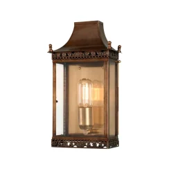 Elstead Messing Wandleuchte außen IP44 Vintage handgefertigt* Metall Lampen|Messinglampen