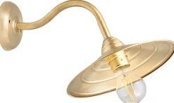 Lido Messing Wandleuchte E27 Ø26cm Wohnzimmer Treppe* Wandleuchten|Küchenlampen