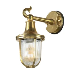 Online Lido Messing Wandleuchte IP64 Maritim Terrasse THISSEAS