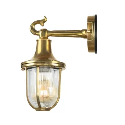 Online Lido Messing Wandleuchte IP64 Maritim Terrasse THISSEAS