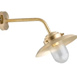 New Lido Messing Wandleuchte IP64 Maritim außen KAVALA