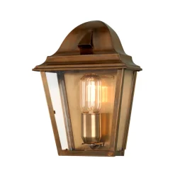 Elstead Messing Wandleuchte IP44 Vintage Terrasse Haus Hof* Außenleuchten Messing|Außenwandleuchten