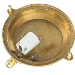 Best Lido Messing Wandleuchte rund IP64 Maritim SERIFOS