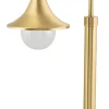 Outlet Lido Messinglampe VOLOS Garten Weg H:65cm E27 rostfrei