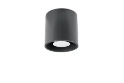 Sollux Metall Deckenlampe Anthrazit Ø10cm H:10cm klein G9* Küchenlampen|Moderne Lampen