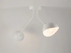 Best Sigma Metall Deckenleuchte Weiß 2-flmg dekorativ E27 stilvoll