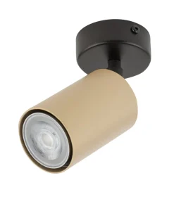 Discount Sigma Metall Deckenstrahler Schwarz Gold GU10 verstellbar