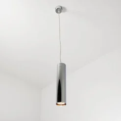 Outlet Easylight Metall Hängelampe Esstisch in Chrom Ø5,5cm GU10