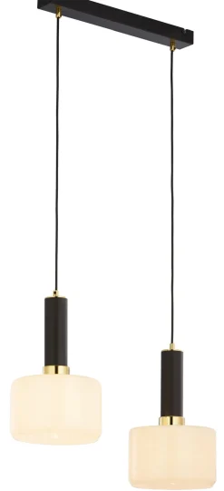 Jupiter Metall Hängelampe Glas blendarm L:52cm E27 Modern* Hängelampen|Moderne Lampen