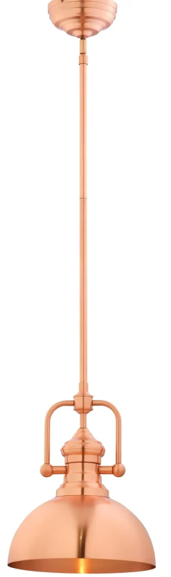 Jupiter Metall Hängelampe in Kupfer Ø15cm E27 Industrial* Hängelampen|Esszimmer Lampen