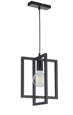 Sigma Metall Hängelampe Schwarz bis 0,8 m hängend E27 elegant* Moderne Lampen|Wohnzimmerlampen