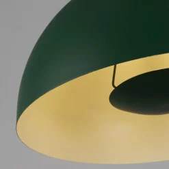 Searchlight Metall Pendelleuchte in Grün E27 bis 60 W Ø25 cm Loft* Metall Lampen|Schlafzimmer Lampen